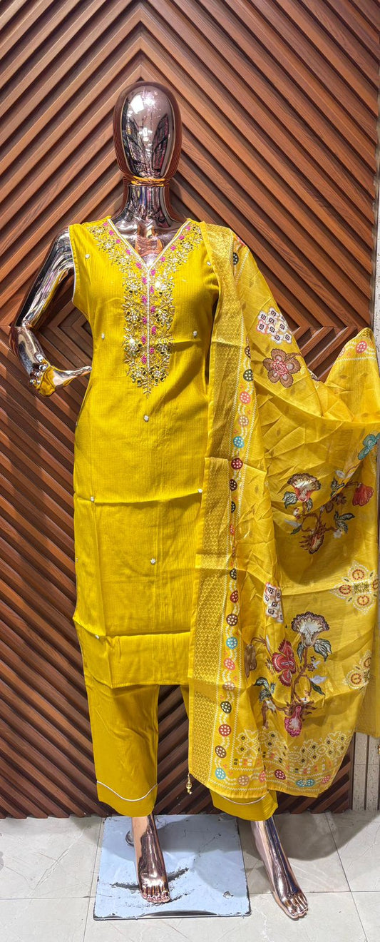 Party wear embroidered Suit