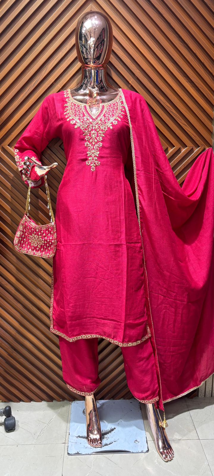Embroidered Ethnic Suit