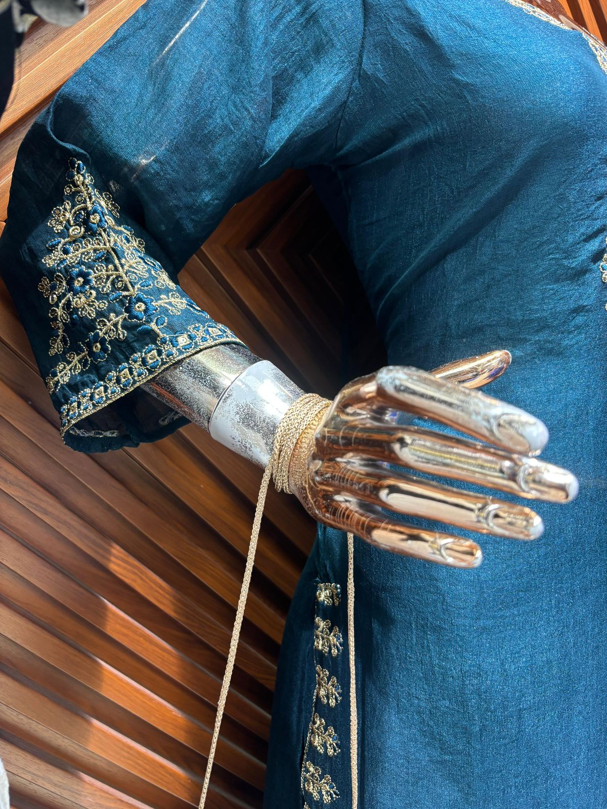 Gold Embellished Salwar Suit